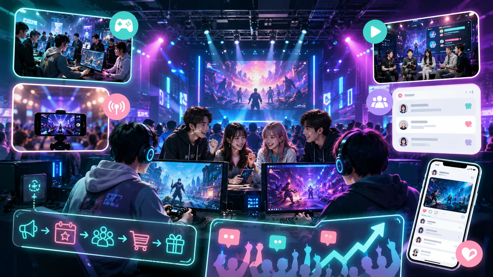 ゲーム業界イベント企画デモのカードサムネイル